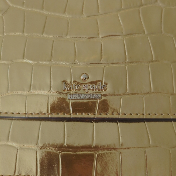 Kate Spade Gold Natasha Chain Card Case Crossbody - Picture 8 of 14